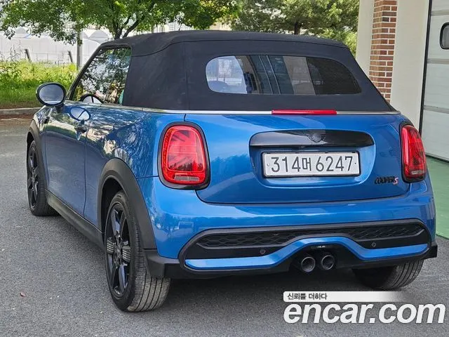 MINI COOPER S CONVERTIBLE 2023 — 69 688 км, синий, Корея — под ключ — фото 5