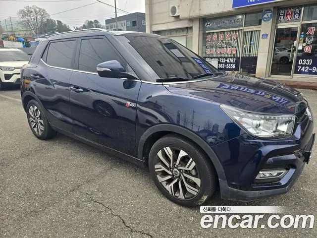 KGM TIVOLI ARMOUR 2019 — 107 000 км, синий, Корея — под ключ — фото 1