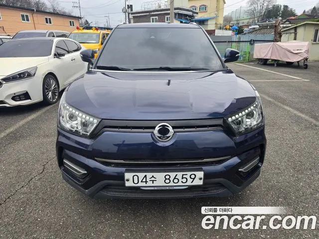 KGM TIVOLI ARMOUR 2019 — 107 000 км, синий, Корея — под ключ — фото 3
