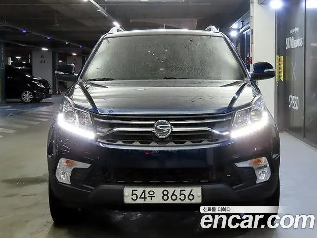 KGM STYLE KORANDO C 2017 — 164 665 км, синий, Корея — под ключ — фото 2