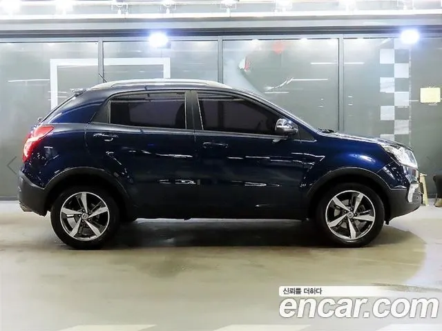 KGM STYLE KORANDO C 2017 — 164 665 км, синий, Корея — под ключ — фото 3