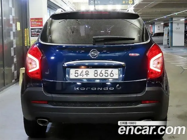 KGM STYLE KORANDO C 2017 — 164 665 км, синий, Корея — под ключ — фото 5