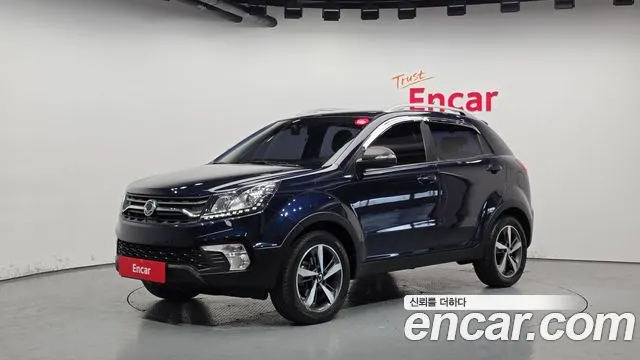 KGM STYLE KORANDO C 2018 — 115 710 км, синий, Корея — под ключ — фото 1