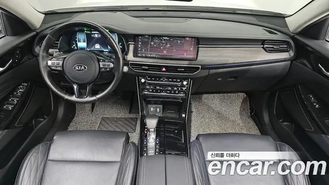 KIA K7 PREMIER HYBRID 2021 — 132 400 км, белый, Корея — под ключ — фото 7