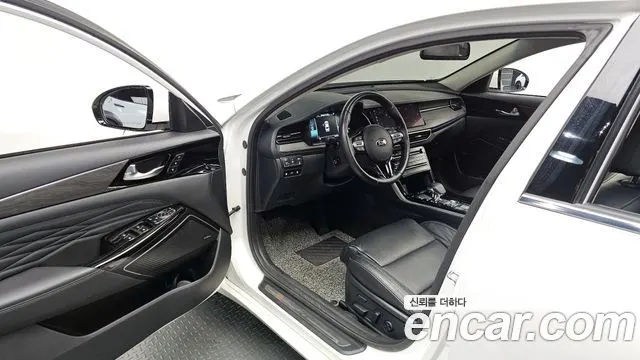 KIA K7 PREMIER HYBRID 2021 — 132 400 км, белый, Корея — под ключ — фото 10