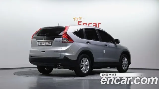 HONDA NEW CR-V 2014 — 103 614 км, серебристо-серый, Корея — под ключ — фото 1