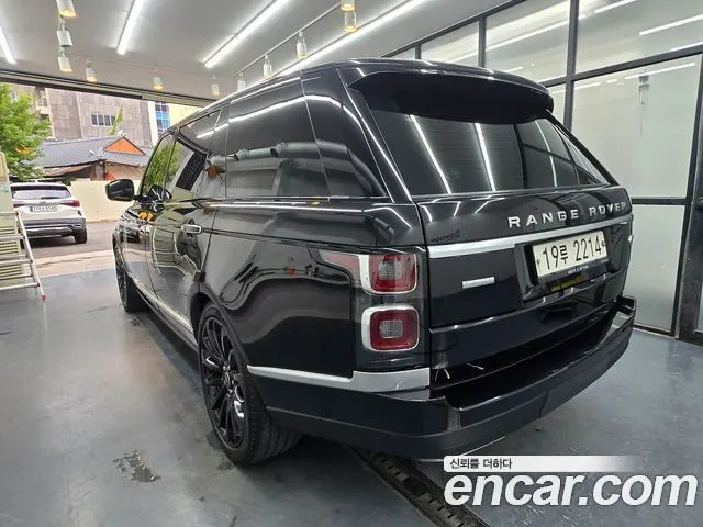 LAND ROVER RANGE ROVER 2017 — 111 171 км, чёрный, Корея — под ключ — фото 3