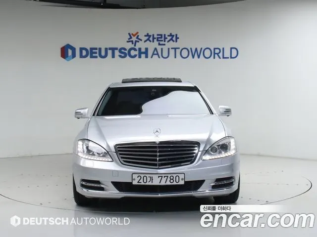 MERCEDES-BENZ S-CLASS W221 2012 — 105 777 км, серебристый, Корея — под ключ — фото 3