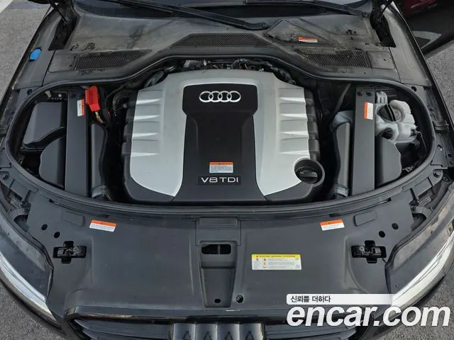 AUDI A8 2015 — 137 000 км, чёрный, Корея — под ключ — фото 6