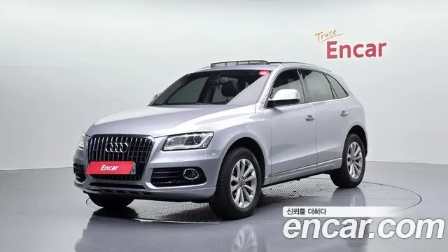 AUDI Q5 2016 — 217 630 км, серебристый, Корея — под ключ — фото 1