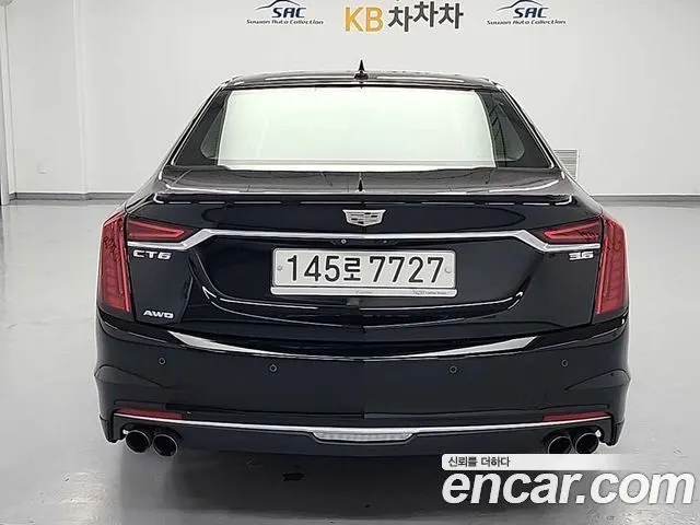 CADILLAC CT6 2019 — 211 777 км, чёрный, Корея — под ключ — фото 3