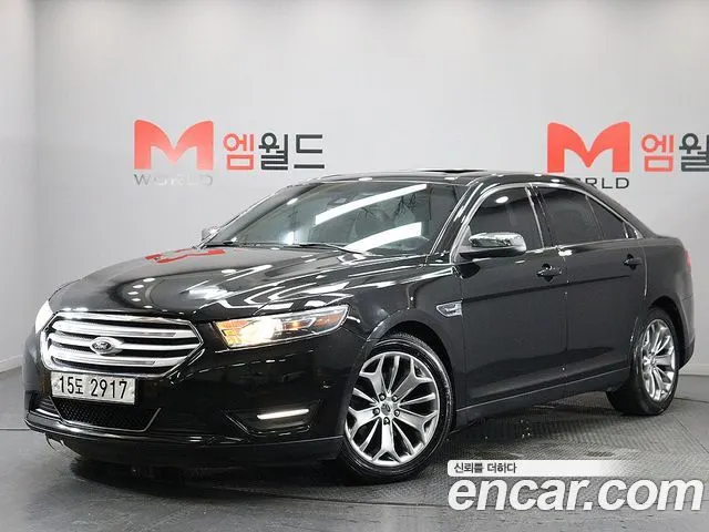 FORD TAURUS 2013 — 79 085 км, чёрный, Корея — под ключ — фото 1