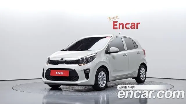 KIA MORNING 2018 — 27 958 км, белый-перламутр, Корея — под ключ — фото 1