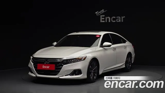 HONDA ACCORD 1 (0 ПОК.) 2021 — 42 445 км, белый, Корея — под ключ — фото 1