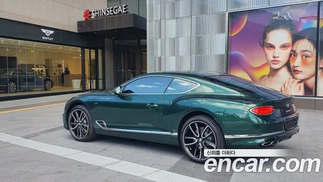 BENTLEY CONTINENTAL 2022 — 23 000 км, тёмно-зелёный, Корея — под ключ — фото 2
