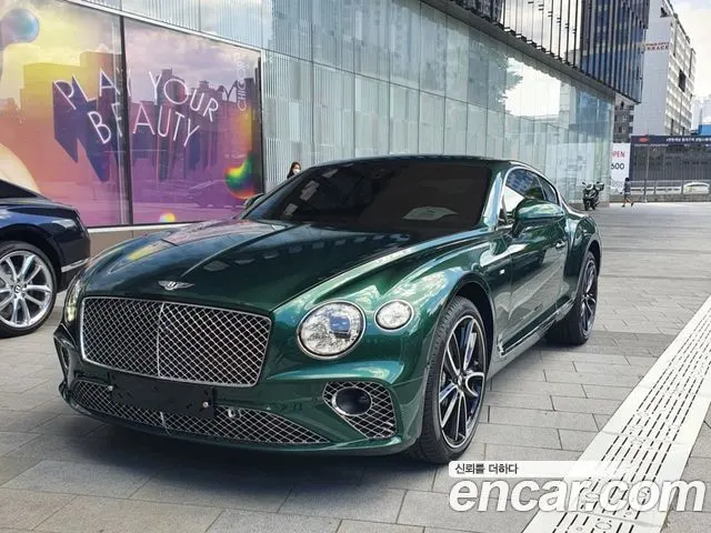 BENTLEY CONTINENTAL 2022 — 23 000 км, тёмно-зелёный, Корея — под ключ — фото 3