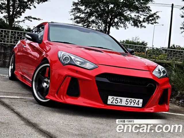 HYUNDAI GENESIS COUPE 2012 — 188 705 км, красный, Корея — под ключ — фото 1