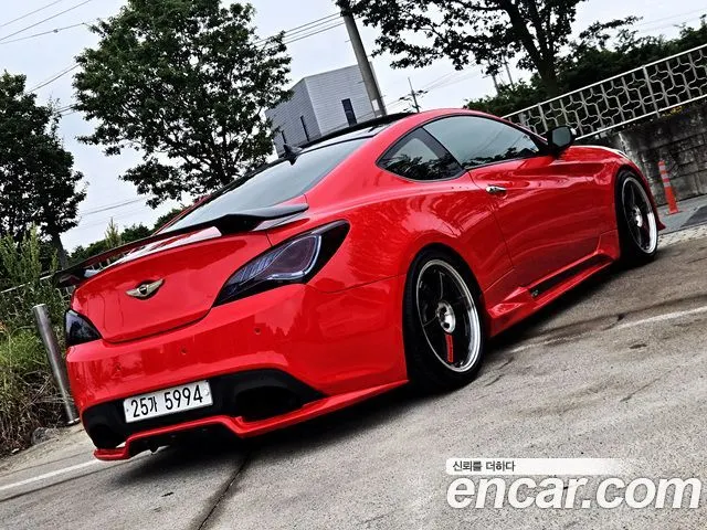 HYUNDAI GENESIS COUPE 2012 — 188 705 км, красный, Корея — под ключ — фото 2