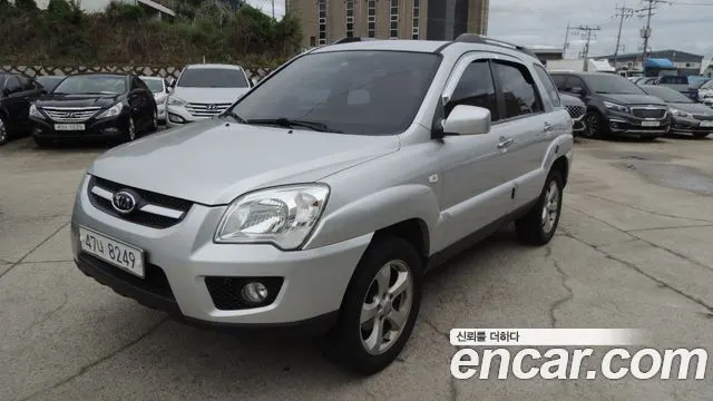 KIA NEW SPORTAGE 2010 — 173 606 км, серебристый, Корея — под ключ — фото 1