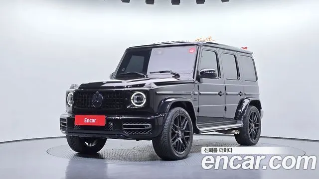 MERCEDES-BENZ G-CLASS W463B 2020 — 72 955 км, чёрный, Корея — под ключ — фото 1
