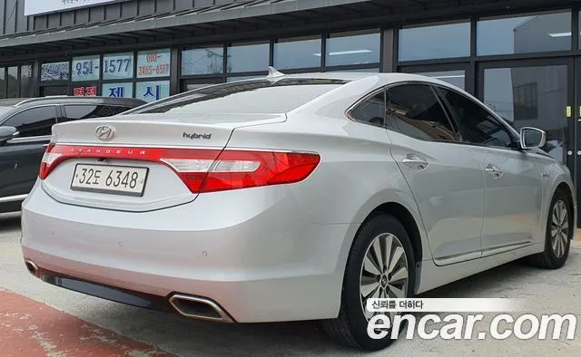 HYUNDAI GRANDEUR HYBRID 2016 — 215 305 км, серебристый, Корея — под ключ — фото 3
