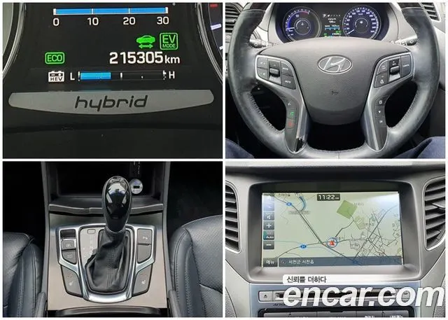 HYUNDAI GRANDEUR HYBRID 2016 — 215 305 км, серебристый, Корея — под ключ — фото 8