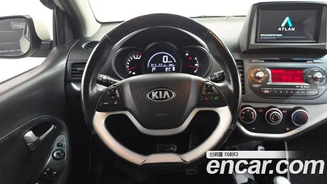 KIA MORNING 2013 — 67 880 км, белый-перламутр, Корея — под ключ — фото 12