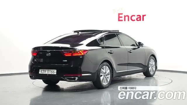 KIA K7 HYBRID 2017 — 147 660 км, чёрный, Корея — под ключ — фото 2