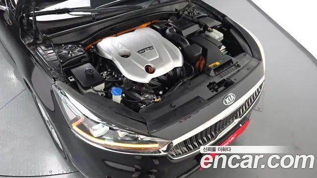 KIA K7 HYBRID 2017 — 147 660 км, чёрный, Корея — под ключ — фото 6