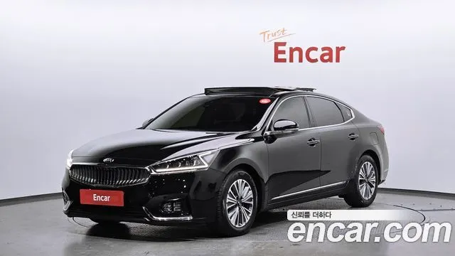 KIA K7 HYBRID 2018 — 94 575 км, чёрный, Корея — под ключ — фото 1