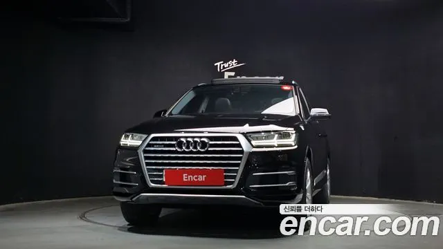 AUDI Q7 2019 — 108 792 км, чёрный, Корея — под ключ — фото 3
