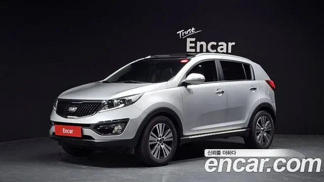 KIA SPORTAGE R 2014 — 25 477 км, серебристый, Корея — под ключ — фото 1