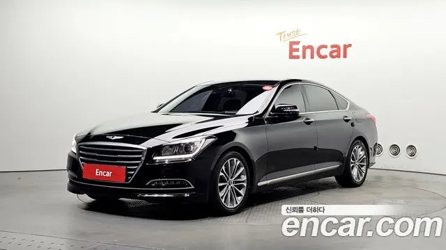 HYUNDAI GENESIS DH 2015 — 158 704 км, чёрный, Корея — под ключ — фото 1