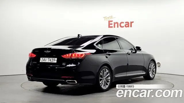 HYUNDAI GENESIS DH 2015 — 158 704 км, чёрный, Корея — под ключ — фото 2