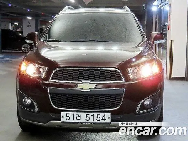 CHEVROLET CAPTIVA 2015 — 122 114 км, бордовый, Корея — под ключ — фото 1