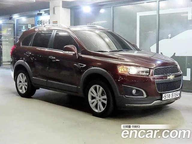 CHEVROLET CAPTIVA 2015 — 122 114 км, бордовый, Корея — под ключ — фото 2