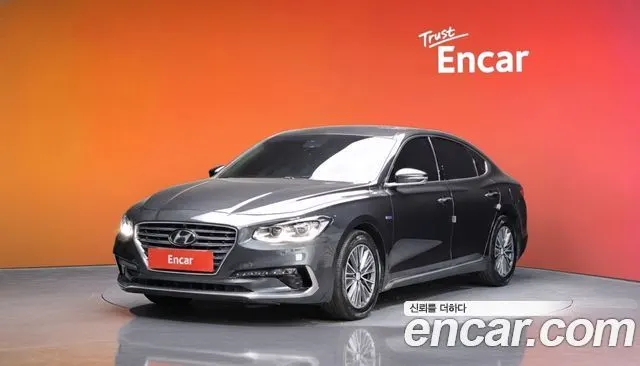 HYUNDAI GRANDEUR IG HYBRID 2019 — 99 282 км, серый, Корея — под ключ — фото 2