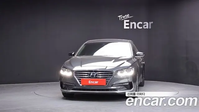 HYUNDAI GRANDEUR IG HYBRID 2019 — 99 282 км, серый, Корея — под ключ — фото 3