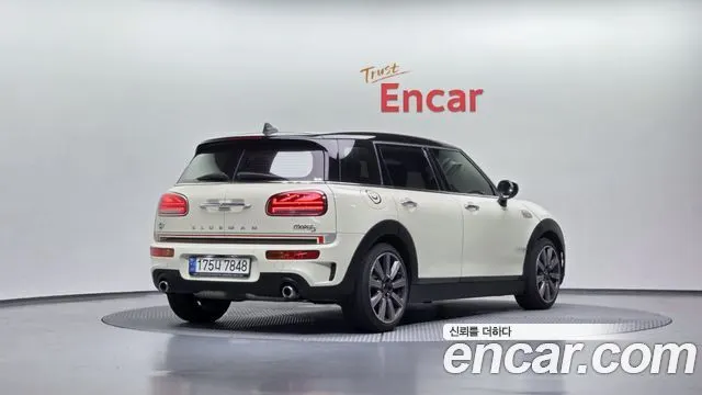 MINI COOPER S CLUBMAN 2021 — 59 889 км, белый-перламутр, Корея — под ключ — фото 1