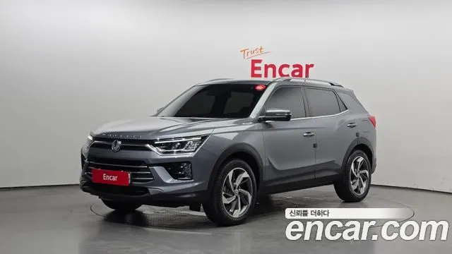 KGM BEAUTIFUL KORANDO 2021 — 87 418 км, серебристо-серый, Корея — под ключ — фото 1