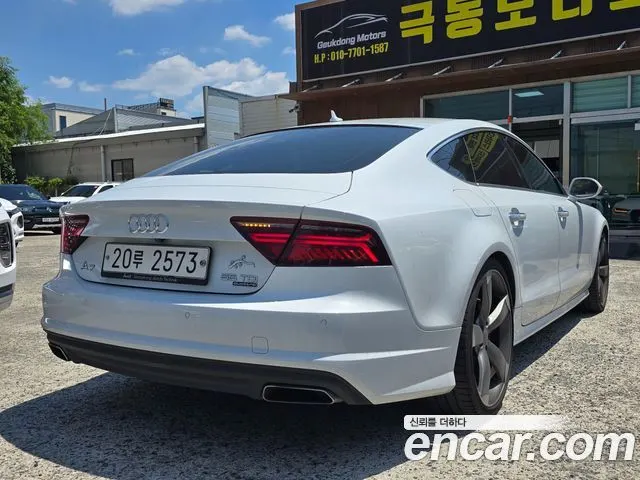 AUDI A7 2016 — 229 550 км, белый, Корея — под ключ — фото 2