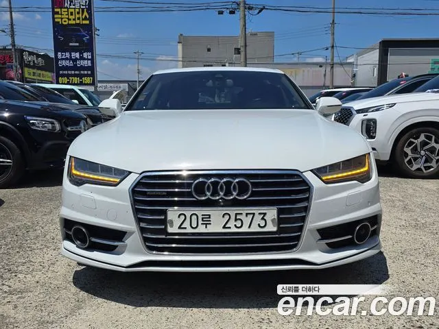AUDI A7 2016 — 229 550 км, белый, Корея — под ключ — фото 3