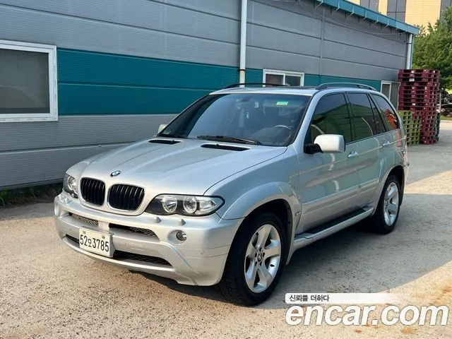 BMW X5 2006 — 84 500 км, серебристый, Корея — под ключ — фото 2