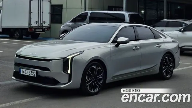 KIA K8 HYBRID 2025 — 22 843 км, светло-серебристый, Корея — под ключ — фото 5