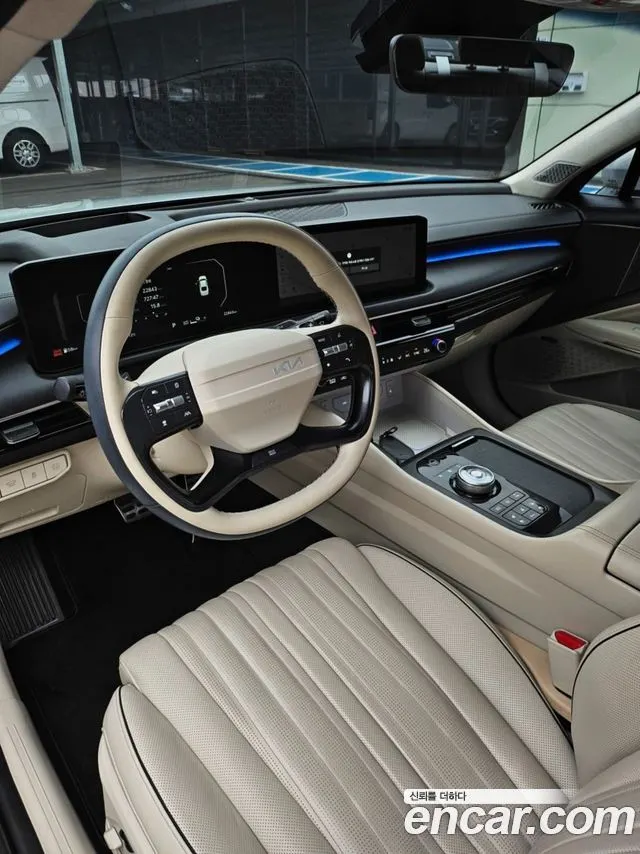 KIA K8 HYBRID 2025 — 22 843 км, светло-серебристый, Корея — под ключ — фото 7