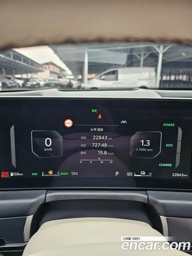 KIA K8 HYBRID 2025 — 22 843 км, светло-серебристый, Корея — под ключ — фото 8