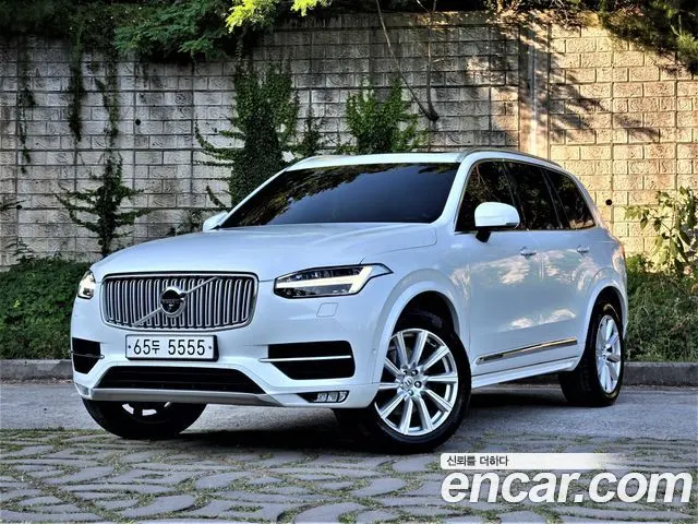 VOLVO XC90 2017 — 112 400 км, белый, Корея — под ключ — фото 1