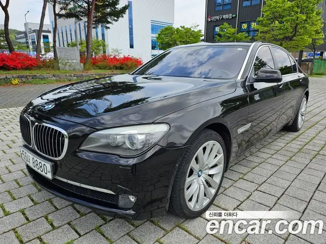 BMW 7 SERIES 2010 — 142 900 км, чёрный, Корея — под ключ — фото 2