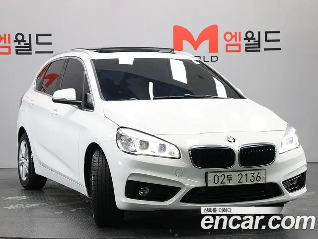 BMW 2 SERIES ACTIVE TOURER 2017 — 49 957 км, белый, Корея — под ключ — фото 2