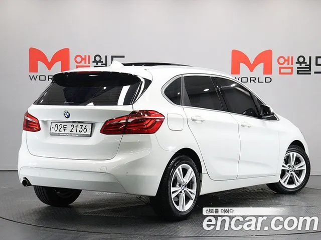 BMW 2 SERIES ACTIVE TOURER 2017 — 49 957 км, белый, Корея — под ключ — фото 3